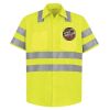 High Visibility Safety Short Sleeve Work Shirt Thumbnail